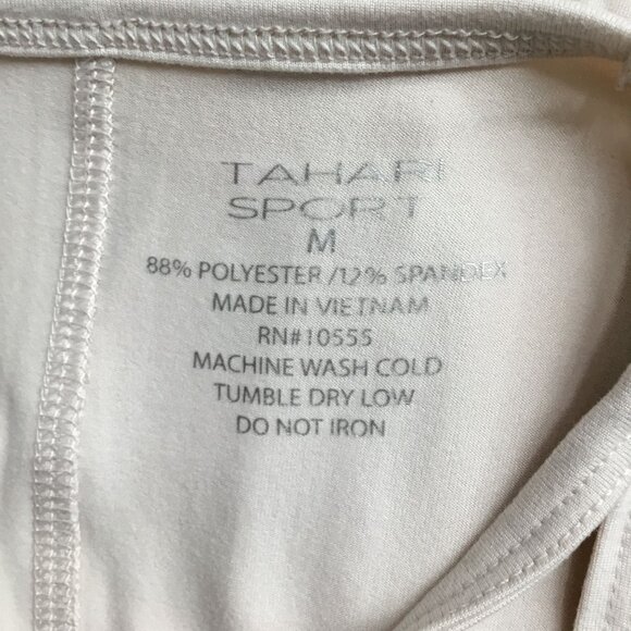 Tahari‎ Sport Long Sleeve Performance Top Pale Pink M - Picture 3 of 3